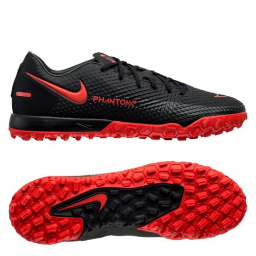 Nike Phantom GT Academy TF Black X Chile Red - Black/Chile Red/Dark Smoke Grey